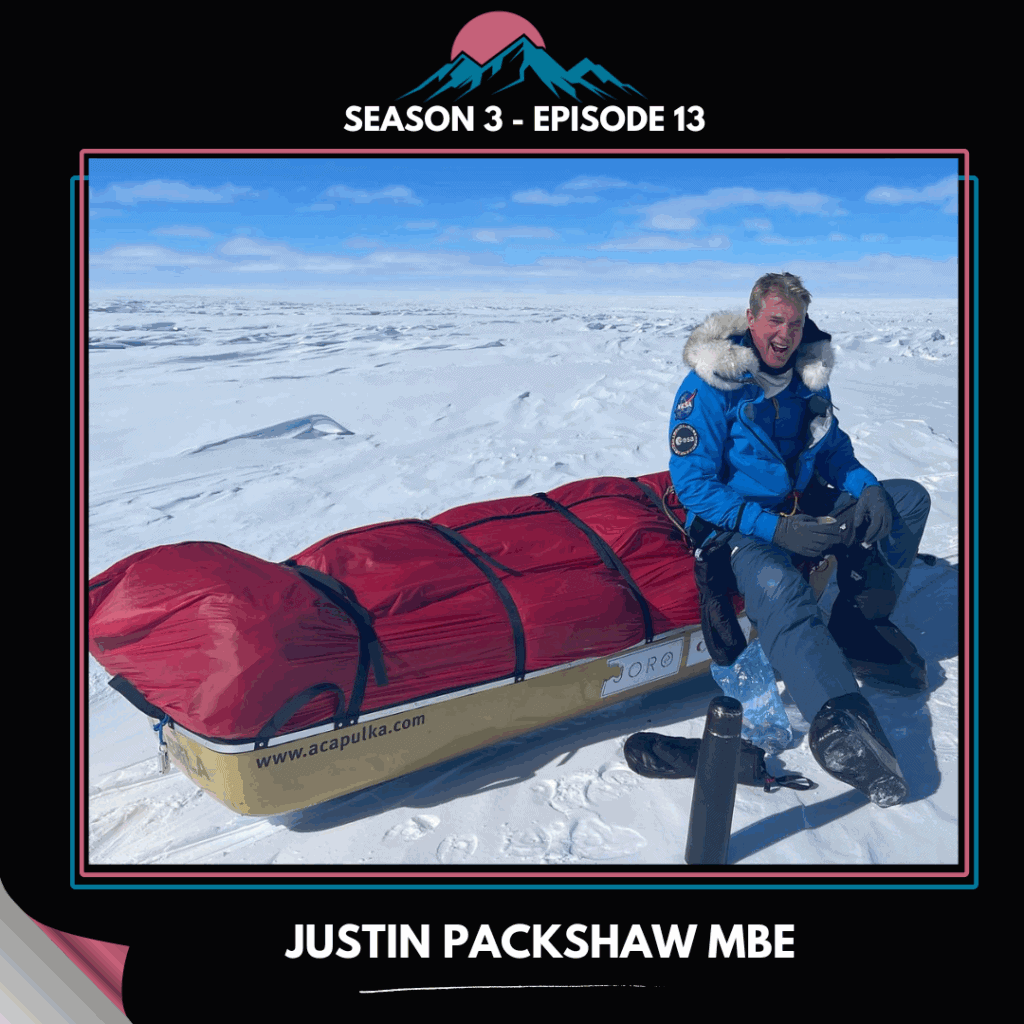 justin packshaw mbe in antarctica